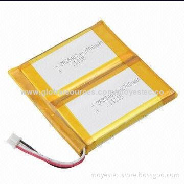 Li-polymer Battery for POS Machine with 7.4V/2,700mAh Rated Output